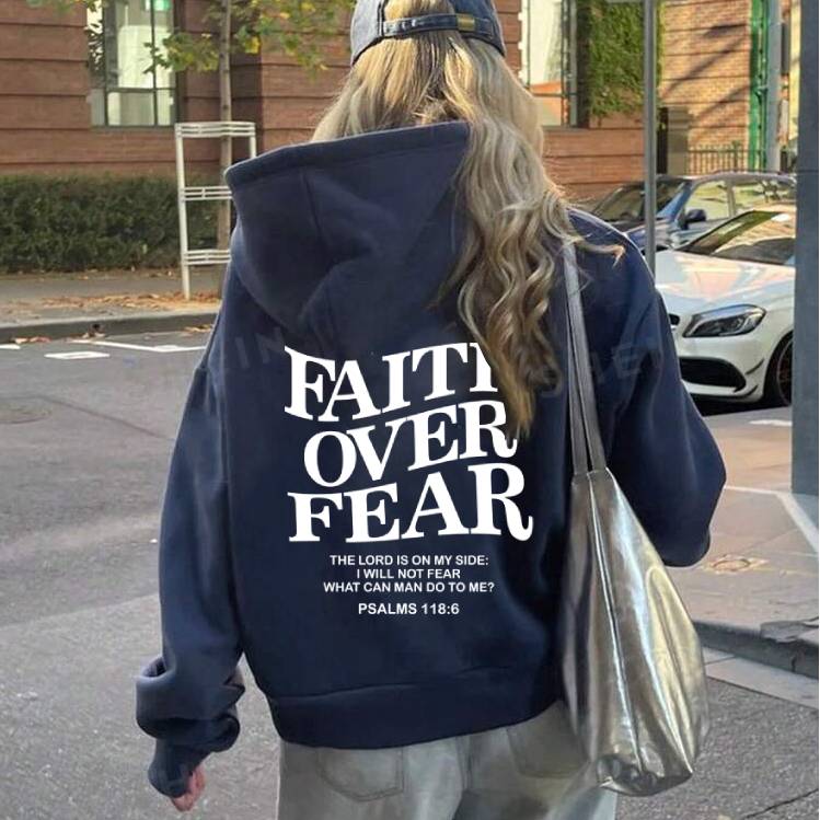 STILVÆRK | Oversized Hoodie – Faith Over Fear