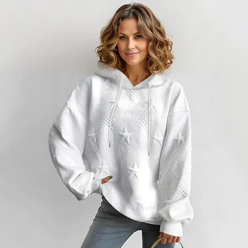 STILVÆRK | Oversized Hoodie med Stjerne